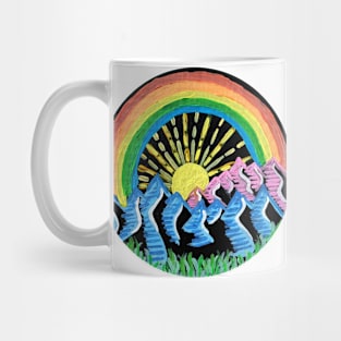 Painted Sunrise Mug